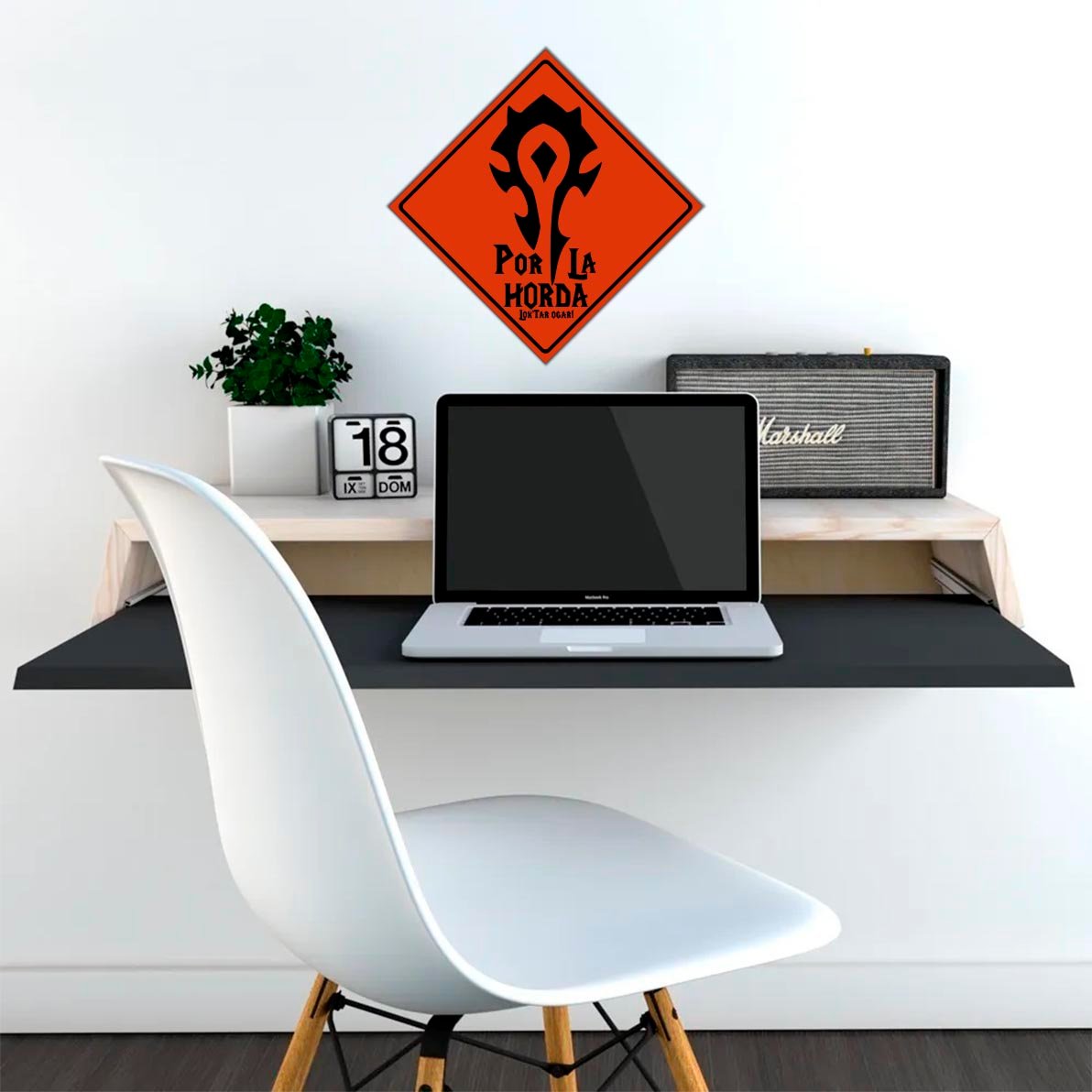 Cuadro Tipo Señal Decorativa - World of Warcraft - Horda - Imagen 4