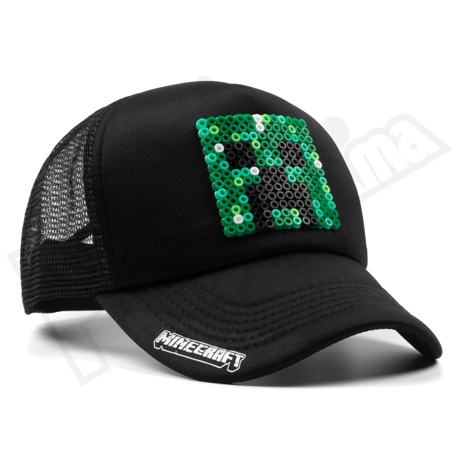 Gorra Minecraft - Creeper Pixel Art - 01