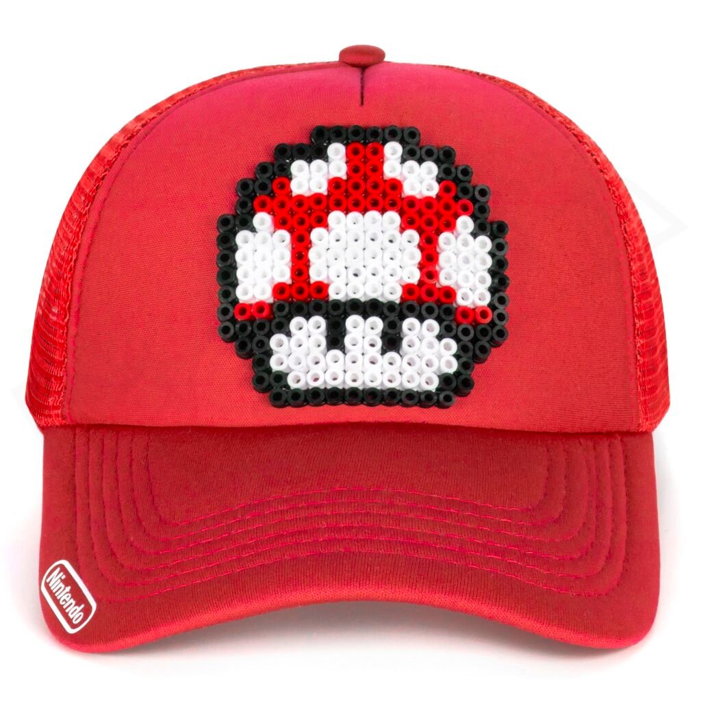 Gorra Super Mario – Honguito – Pixel Art 01 – Pictograma – Taller Creativo
