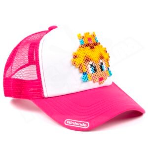 Gorra Super Mario - Princesa Peach - Pixel Art 01