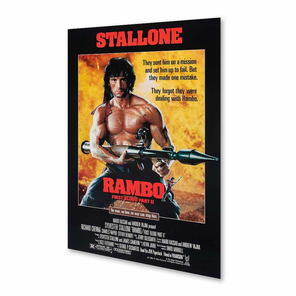 Póster - Rambo - First Blood Part II 1985