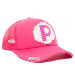 Gorra Super Mario - Princesa Peach - Pixel Art 02