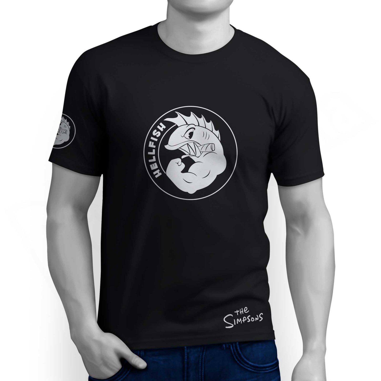 Camiseta Los Simpson - Los Peces del Infierno - Hellfish - 01