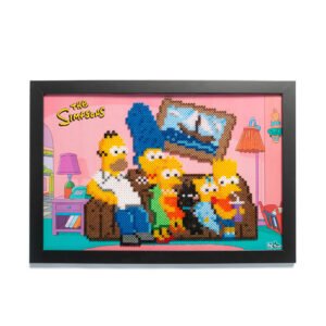 Cuadro Pixel Art - Los Simpsons - 01