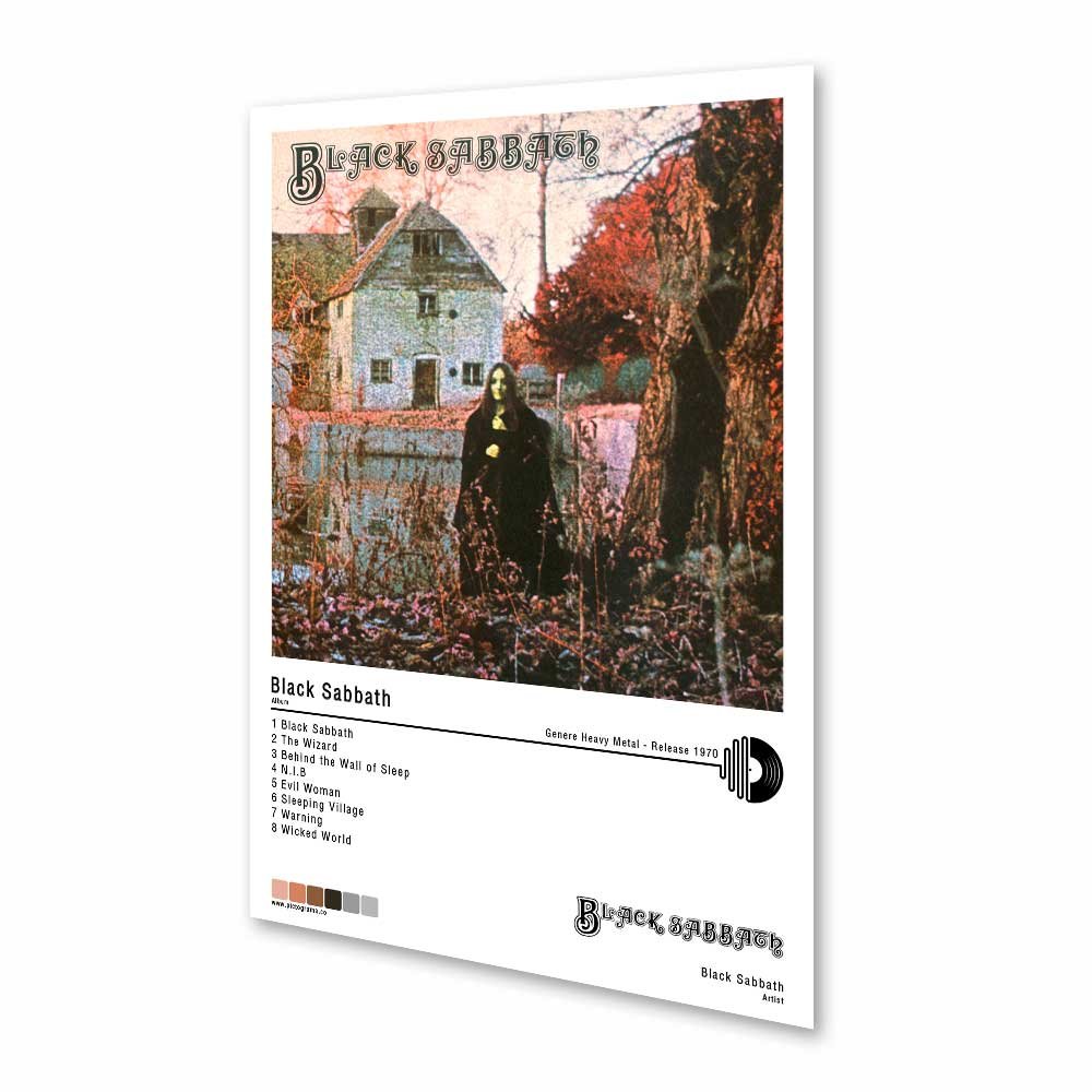 Póster - Black Sabbath- Black Sabbath - 1970