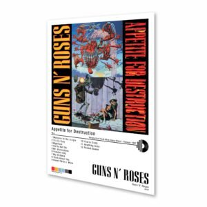 Póster - Guns N' Roses - Appetite for Destruction - 1987 (Original Cover)