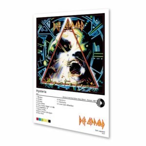 Póster - Def Leppard - Hysteria - 1987