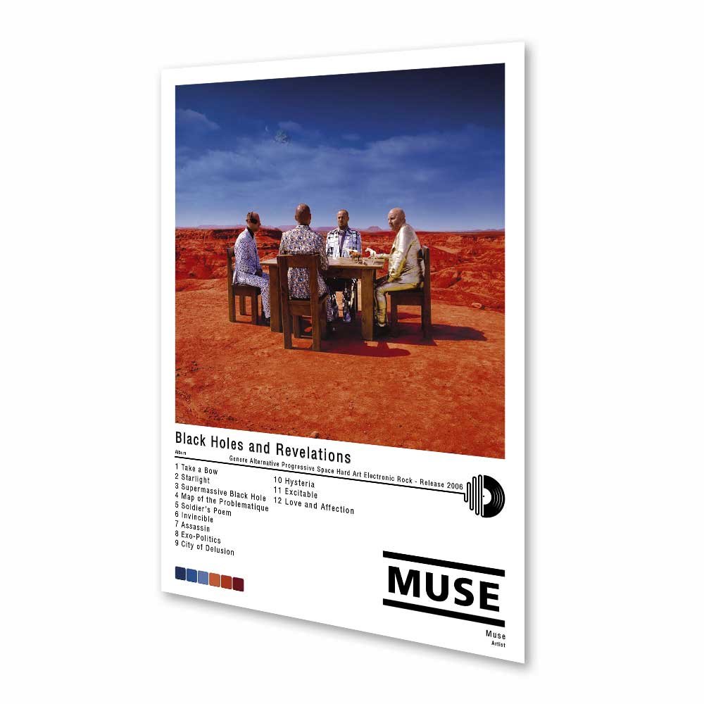 Póster - Muse - Black Holes and Revelations - 2006