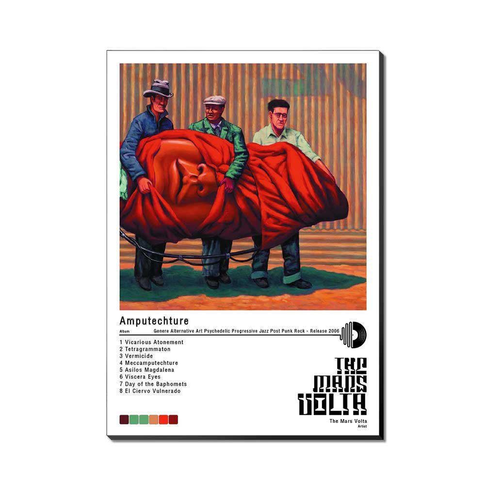 Póster - The Mars Volta - Amputechture - 2006 - Imagen 3