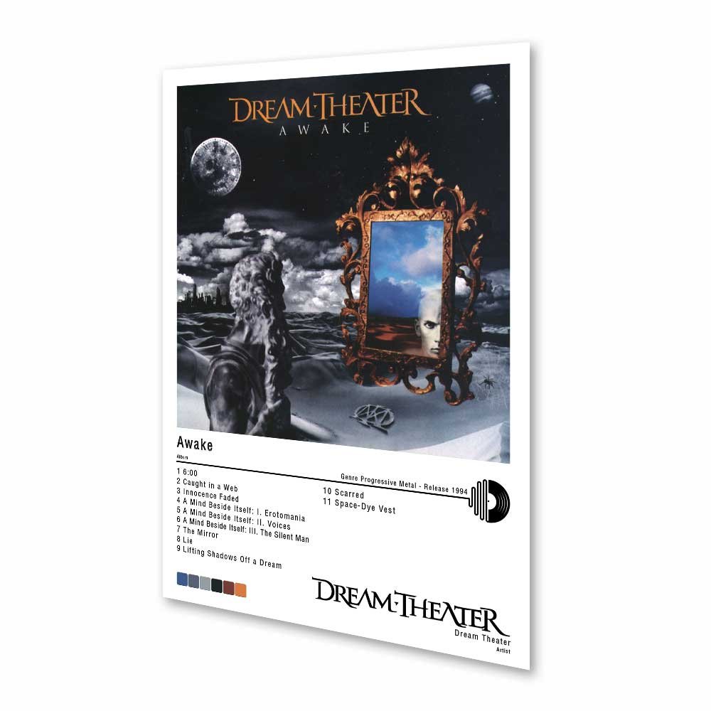 Póster - Dream Theater - Awake - 1994