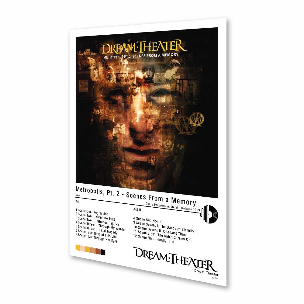 Póster - Dream Theater - Metropolis, Pt. 2 - Scenes From a Memory - 1999