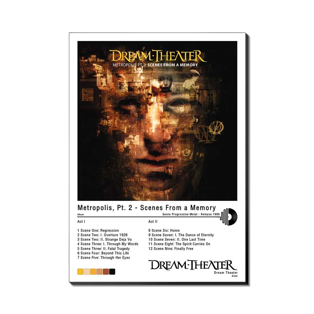 Póster - Dream Theater - Metropolis, Pt. 2 - Scenes From a Memory - 1999 - Imagen 3