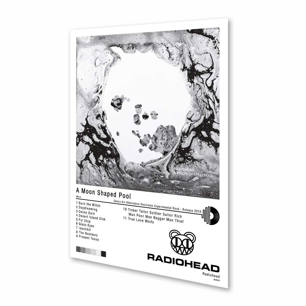 Póster - Radiohead - A Moon Shaped Pool - 2016