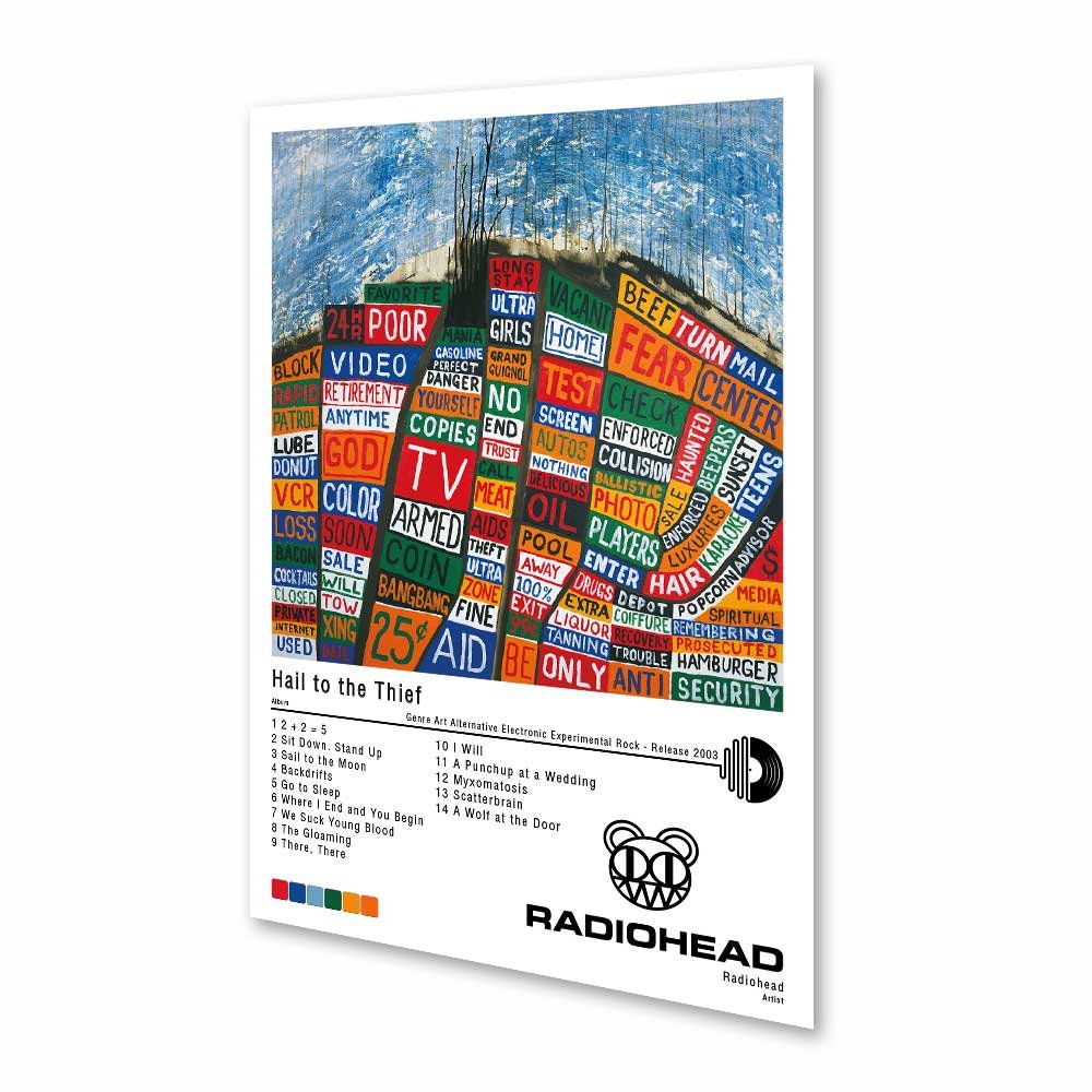 Póster - Radiohead - Hail to the Thief - 2003